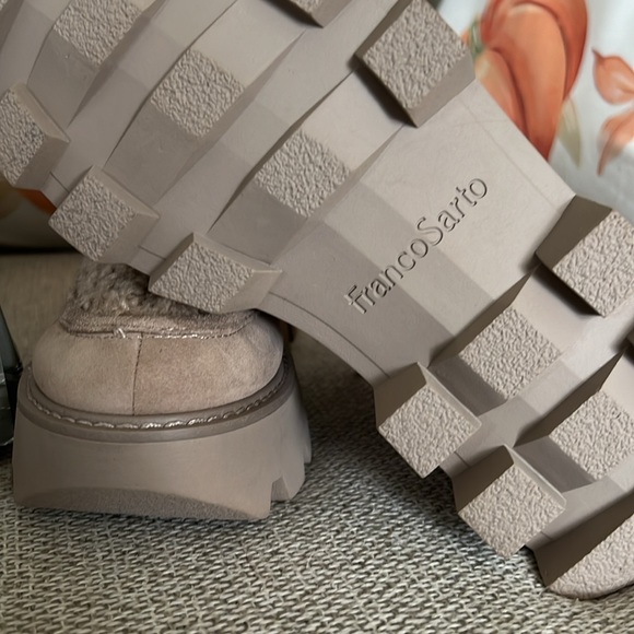 NWT Franco Sarto Women's L-Margey2 Mid Calf Boot Size: 6 COLOR: Taupe - Picture 6 of 8